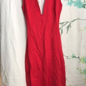 Red guess dress